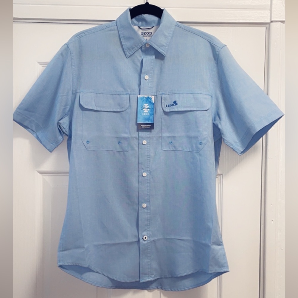 New Men’s Small Izod Button Down Polo
